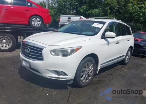 2013 Infiniti Jx35 z USA, uszkodzony, nr VIN 5N1AL0MM8DC330073